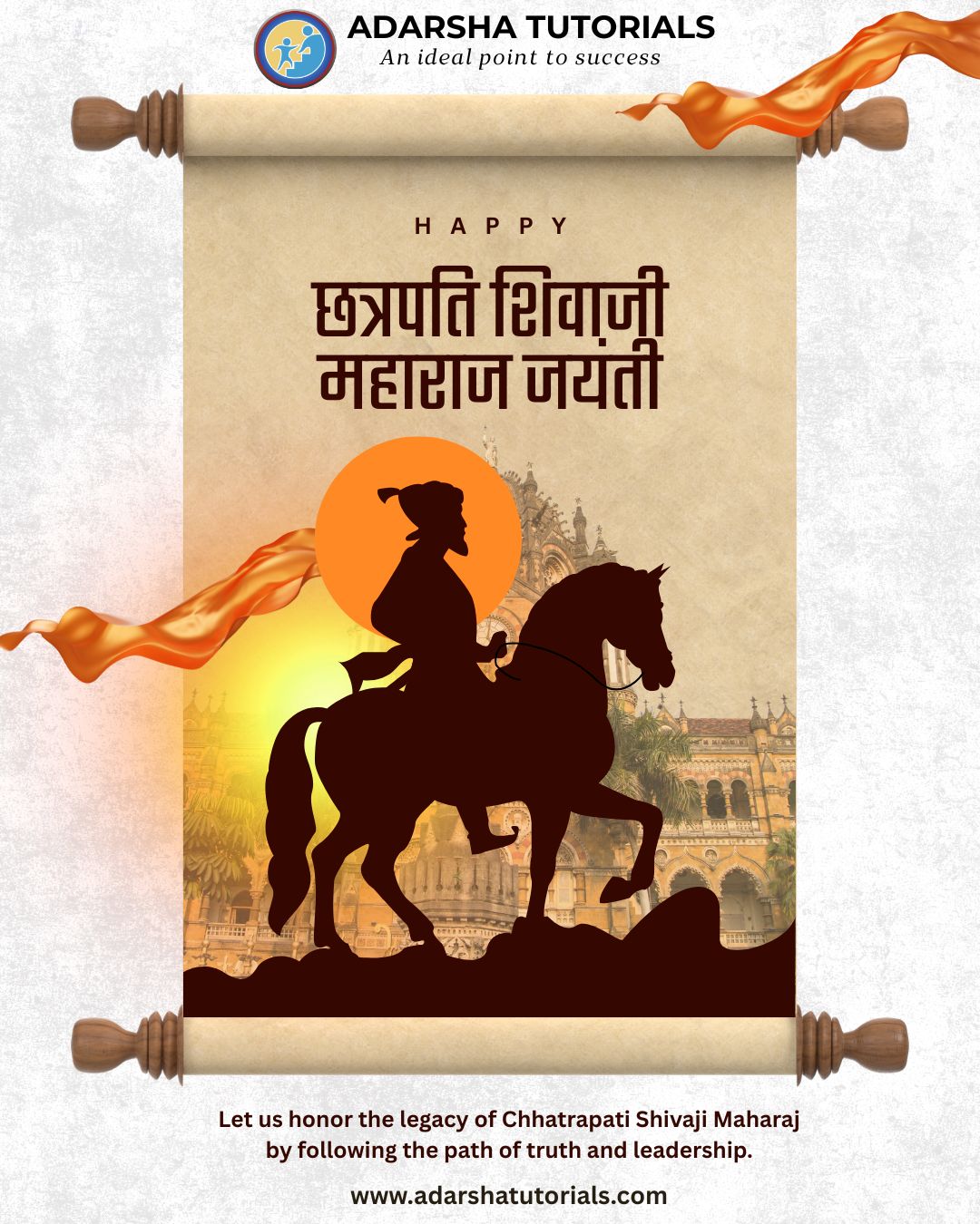 On the auspicious occasion of Chhatrapati Shivaji Maharaj Jayanti, we honor the courage, leadership, and visionary spirit of a true legend. 🧡